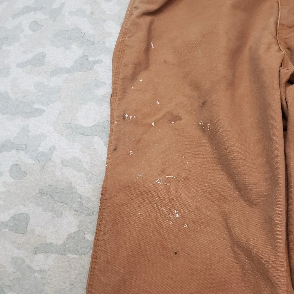 Tyndale‎ FR Pants Mens 38x32 Fire Resistant Work Wear Brown Pockets
